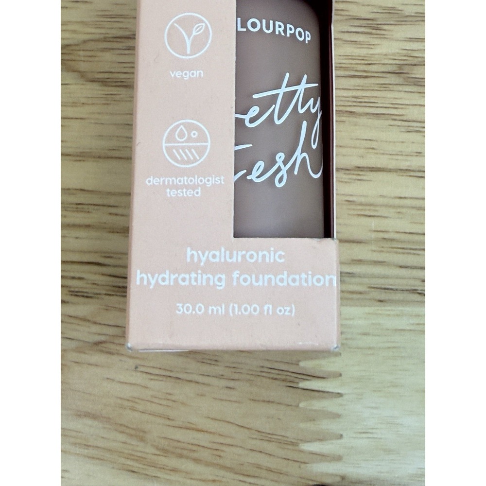 ColourPop Pretty Fresh Hyaluronic Hydrating Foundation Medium 105N - Picture 3 of 6